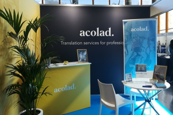 Acolad stand LocWorld Translation services